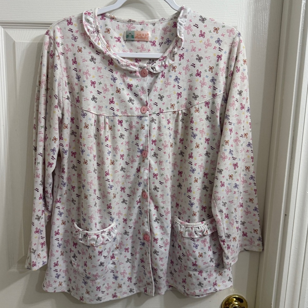 ribbon pj top